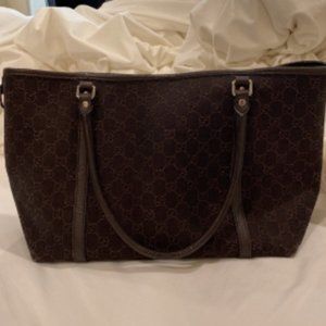Authentic Gucci Monogram Tote
